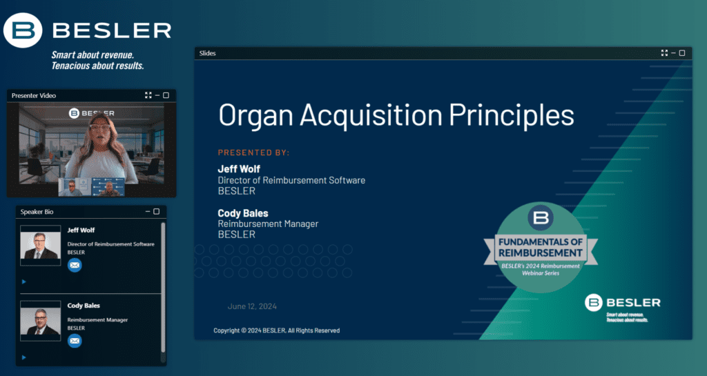 BESLER Webinar: Organ Acquisition Principles