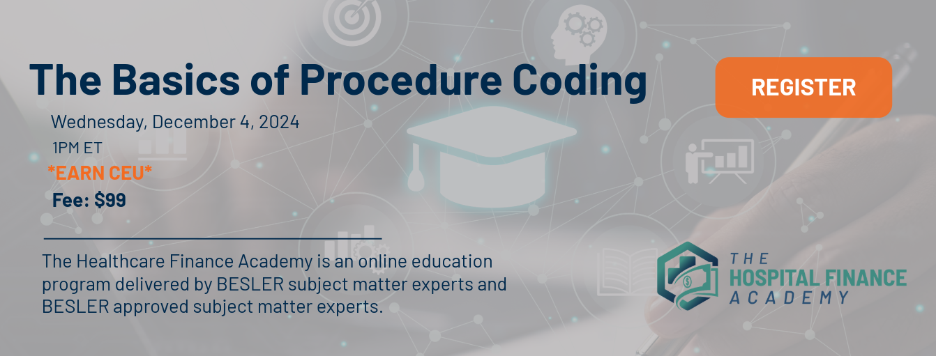 BESLER Academy: The Basics of Procedure Coding