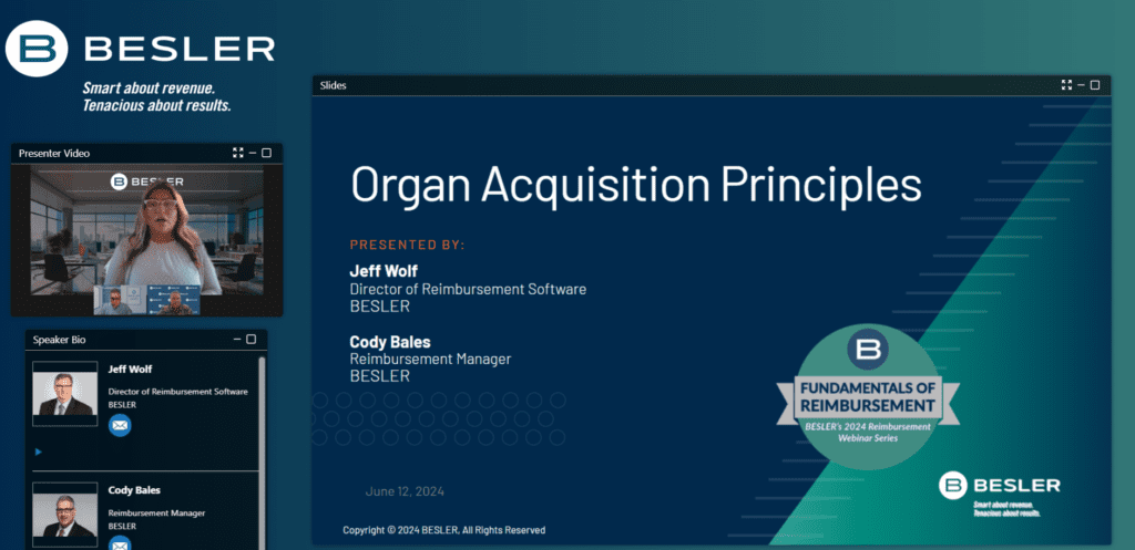 BESLER Webinar: Organ Acquisition Principles