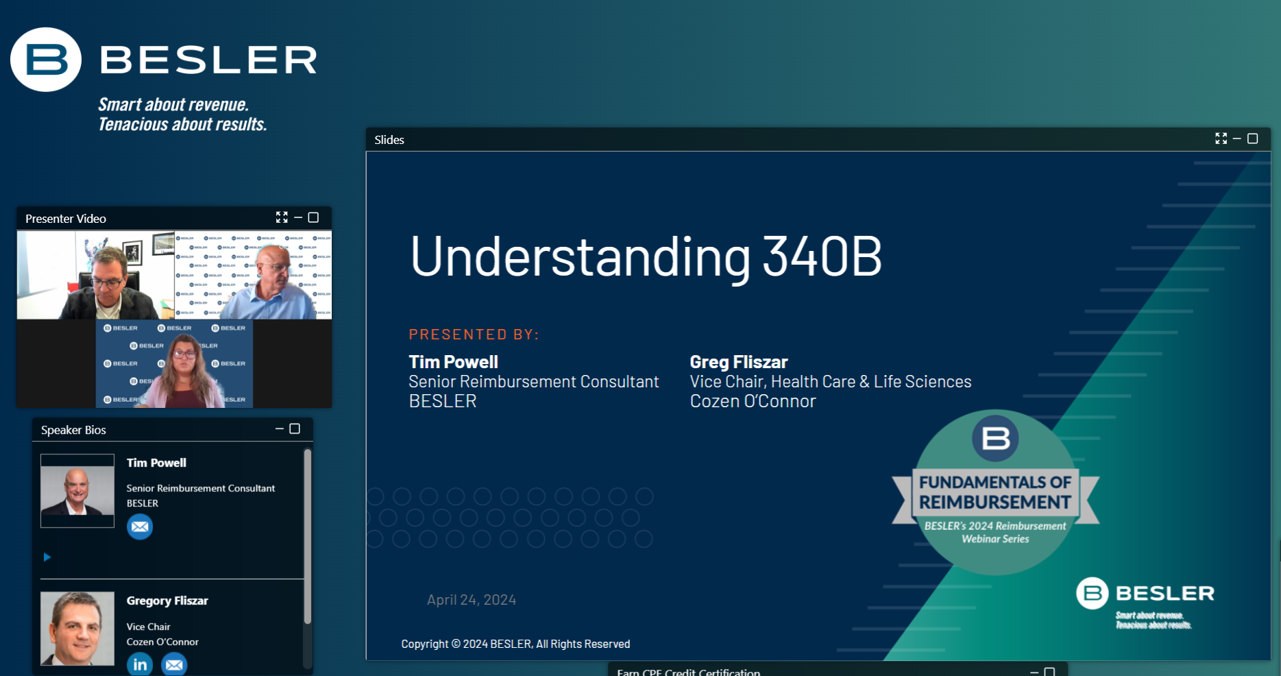 BESLER Webinar: Understanding 340B