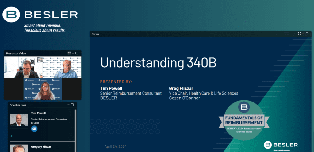 BESLER Webinar: Understanding 340B